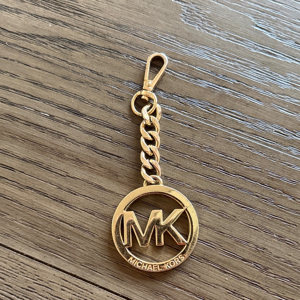Michael Kors Gold Logo Keychain